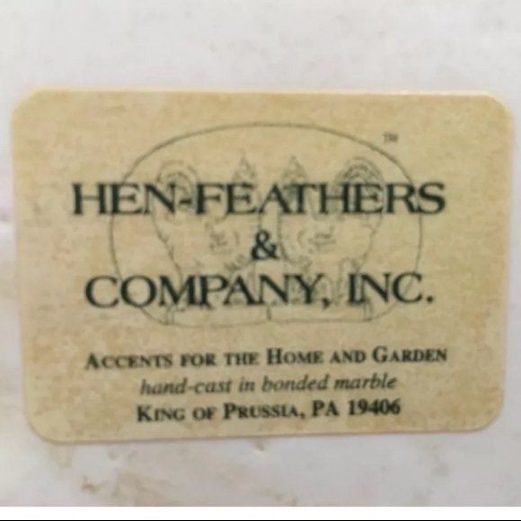 Vtg Marbled-Bonded Hand Cast Cherub Wall Hanging - Picture 3 of 4